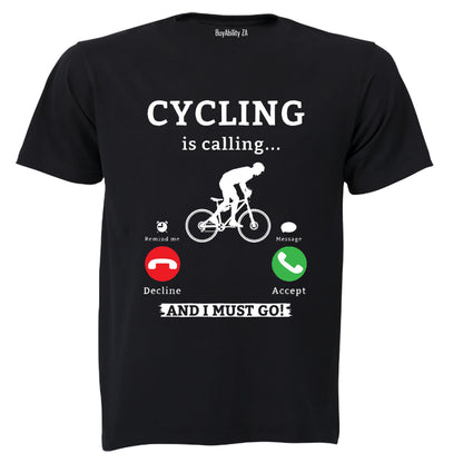 Cycling Is Calling - Adults - T-Shirt - BuyAbility South Africa