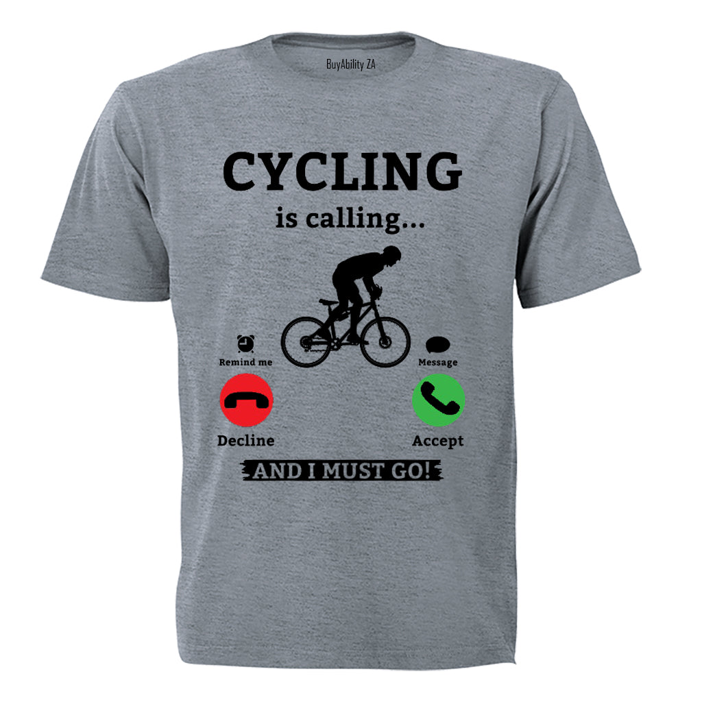 Cycling Is Calling - Adults - T-Shirt - BuyAbility South Africa