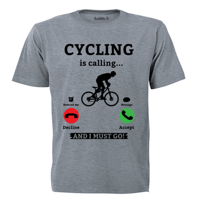 Cycling Is Calling - Adults - T-Shirt - BuyAbility South Africa