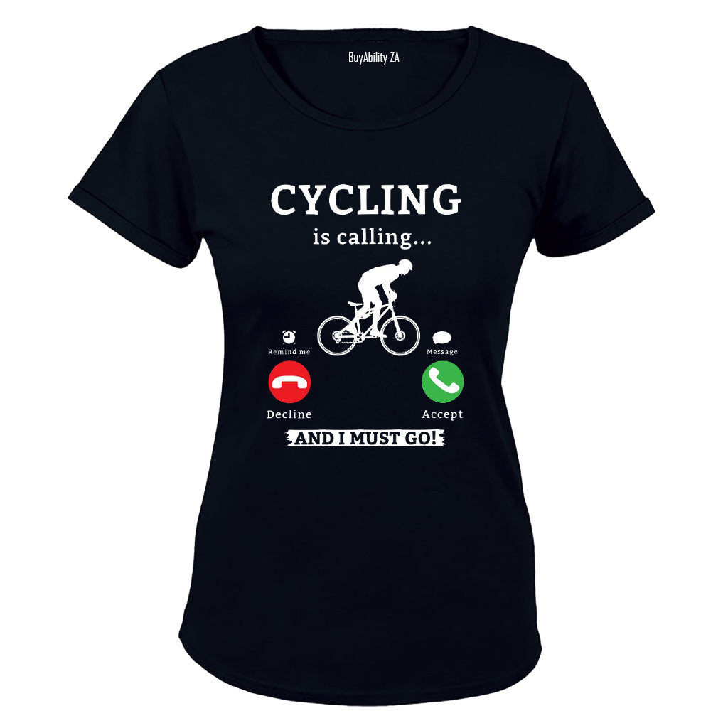 Cycling Is Calling - Ladies - T-Shirt - BuyAbility South Africa