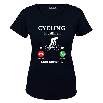 Cycling Is Calling - Ladies - T-Shirt - BuyAbility South Africa