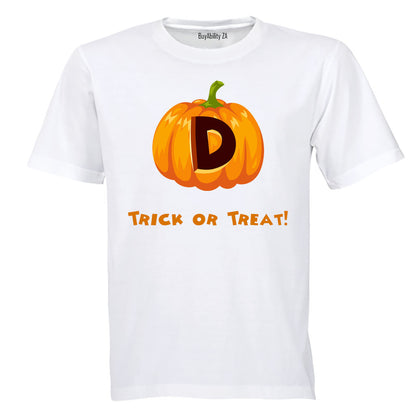 D - Halloween Pumpkin - Kids T-Shirt