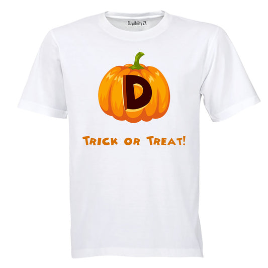 D - Halloween Pumpkin - Kids T-Shirt