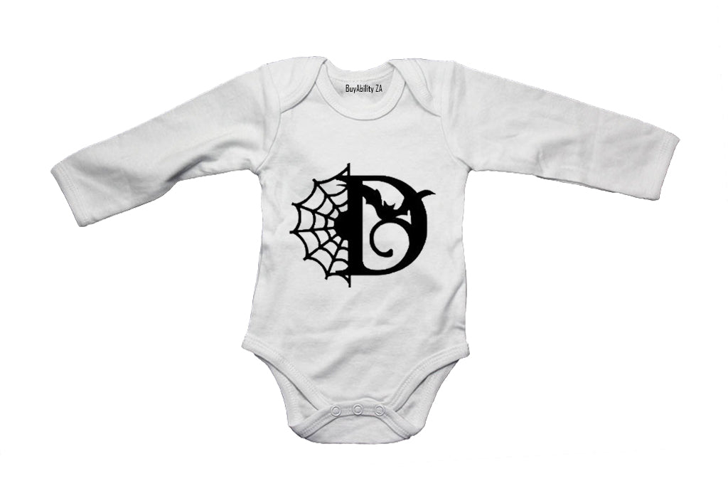 D - Halloween Spiderweb - Baby Grow