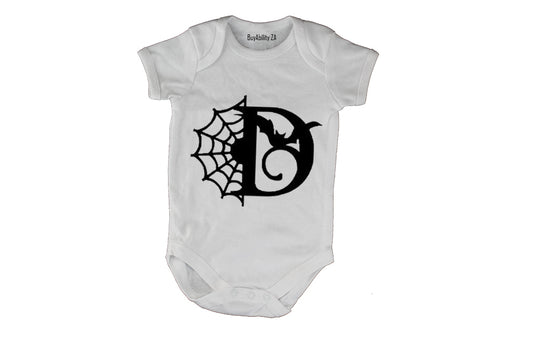 D - Halloween Spiderweb - Baby Grow