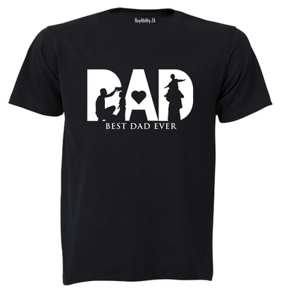 DAD - Best Dad Silhouette - Adults - T-Shirt