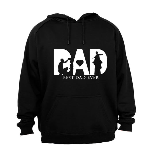 DAD - Best Dad Silhouette - Hoodie - BuyAbility South Africa