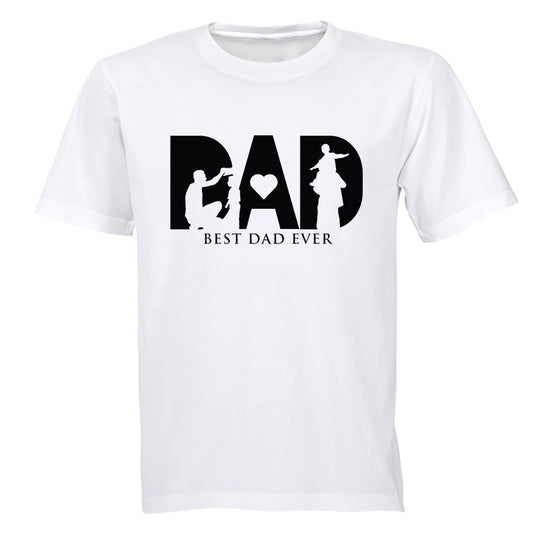 DAD - Best Dad Silhouette - Adults - T-Shirt - BuyAbility South Africa