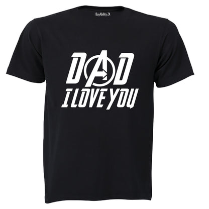 DAD, I Love You - Adults - T-Shirt - BuyAbility