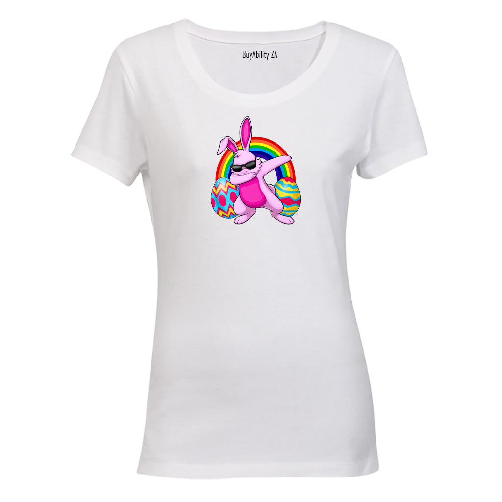 Dabbing Easter Bunny - Ladies - T-Shirt