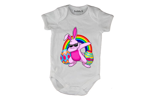 Dabbing Easter Bunny - Baby Grow