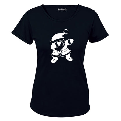 Dabbing Santa - Christmas - Ladies - T-Shirt