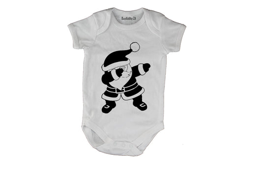 Dabbing Santa - Christmas - Baby Grow