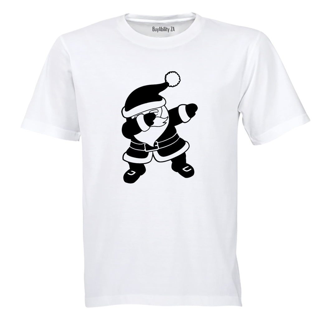 Dabbing Santa - Christmas - Adults - T-Shirt