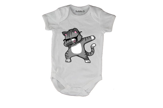 Dabbing Cat - Baby Grow