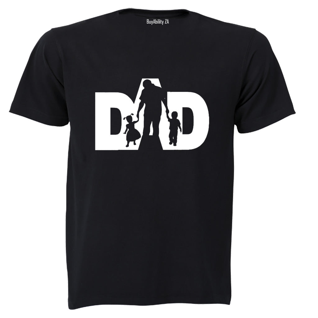 DAD - Family Silhouette - Adults - T-Shirt - BuyAbility