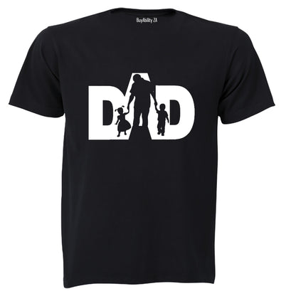 DAD - Family Silhouette - Adults - T-Shirt - BuyAbility