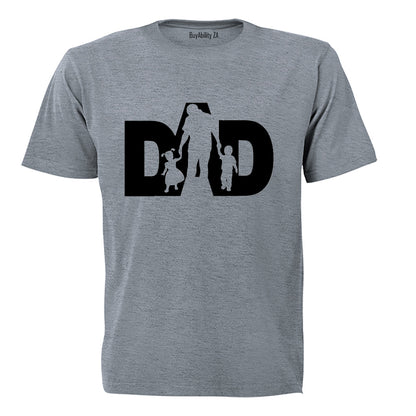 DAD - Family Silhouette - Adults - T-Shirt - BuyAbility