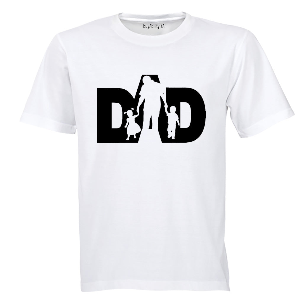 DAD - Family Silhouette - Adults - T-Shirt - BuyAbility