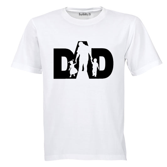 DAD - Family Silhouette - Adults - T-Shirt - BuyAbility