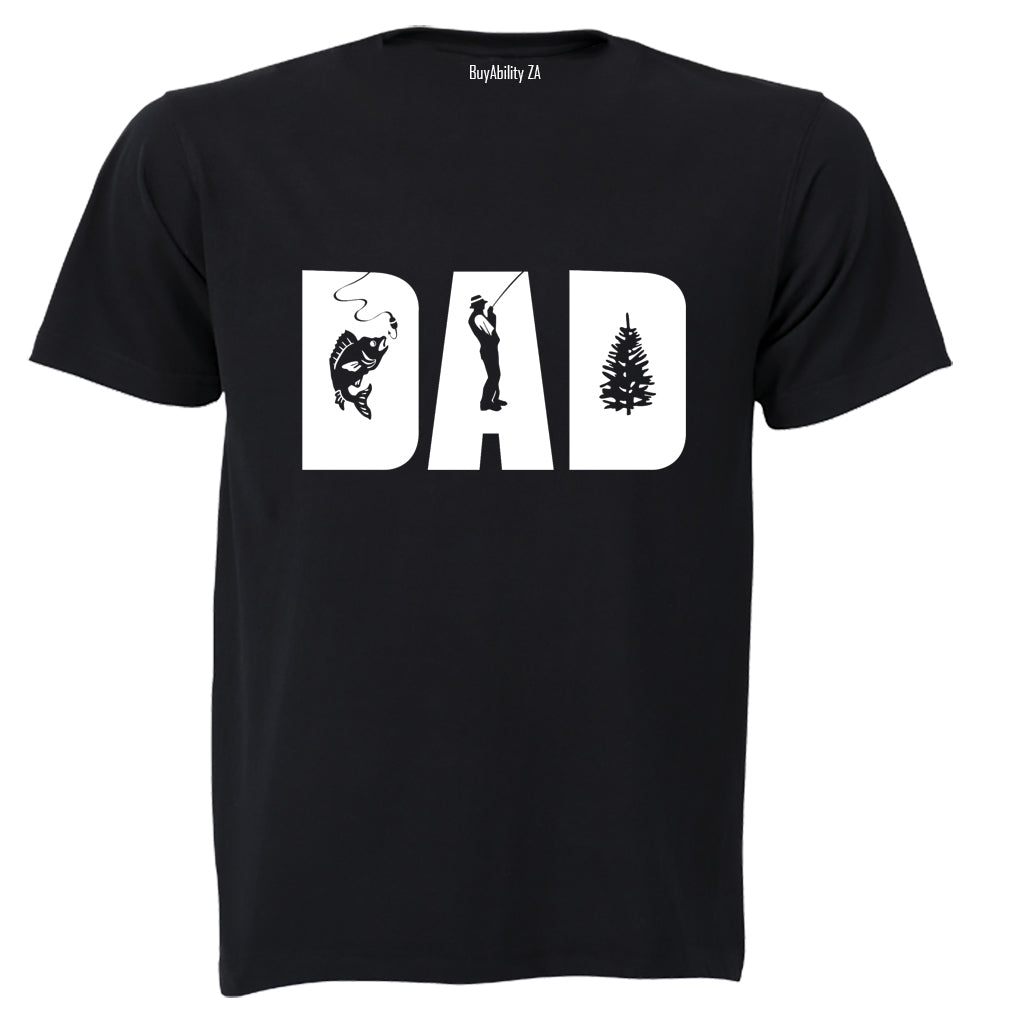 Dad - Fishing - Adults - T-Shirt - BuyAbility