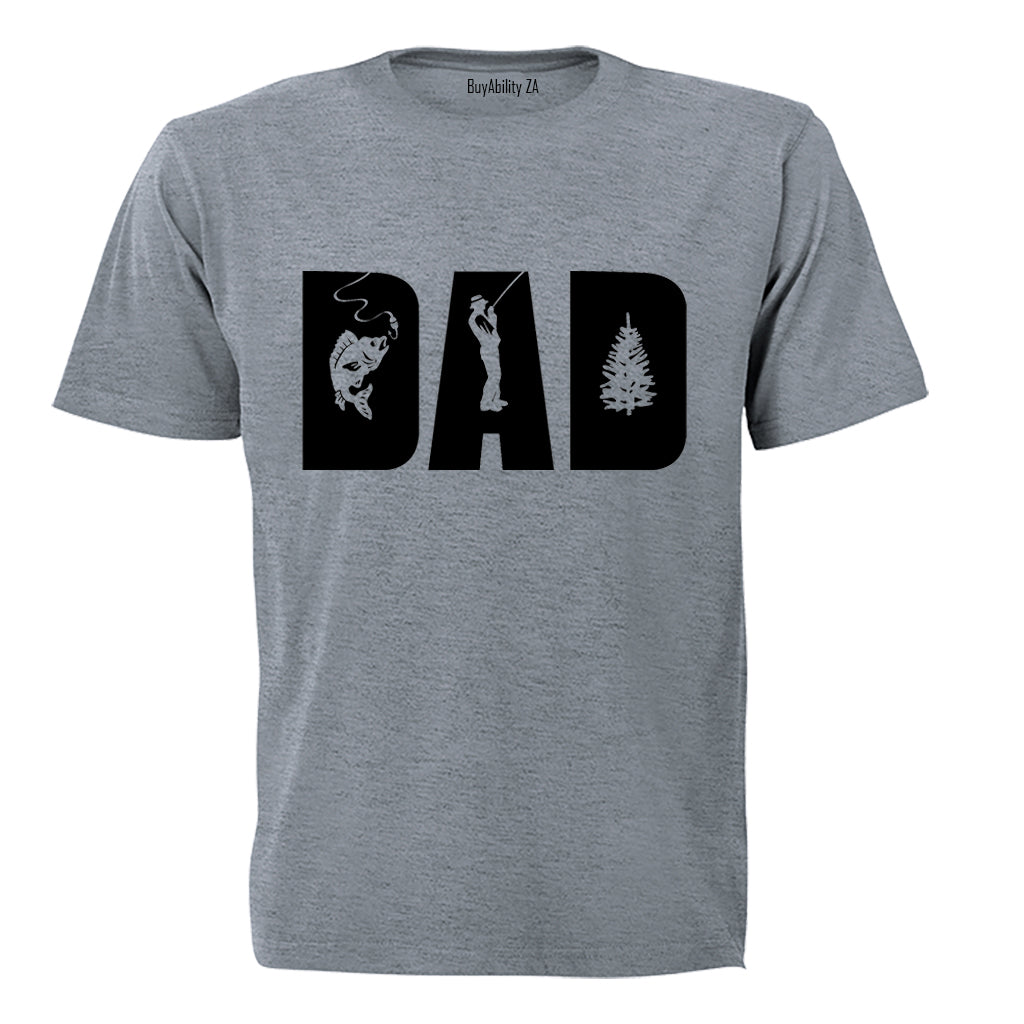 Dad - Fishing - Adults - T-Shirt - BuyAbility