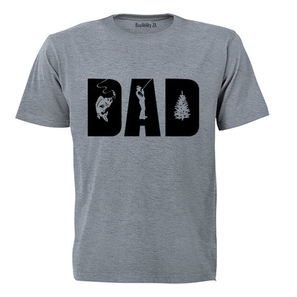 Dad - Fishing - Adults - T-Shirt - BuyAbility