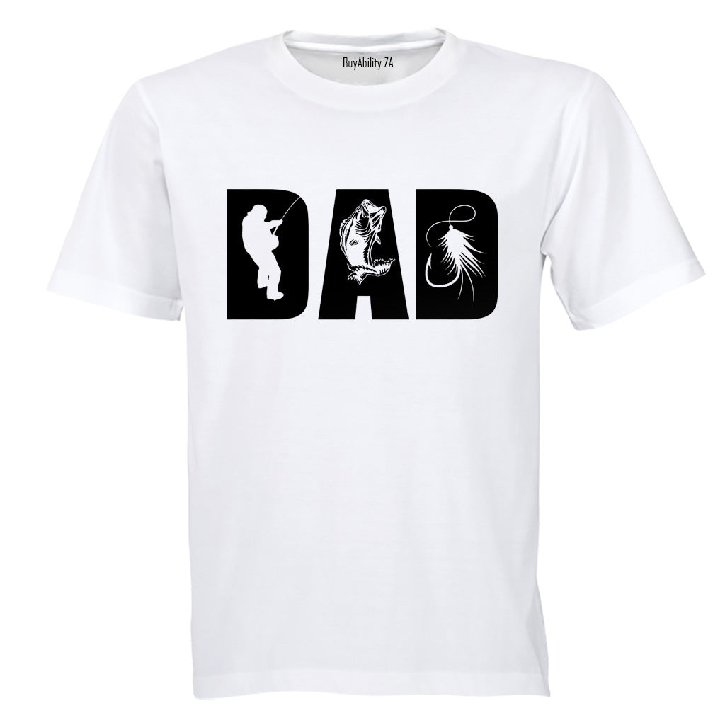 DAD - Fishing silhouette - Adults - T-Shirt