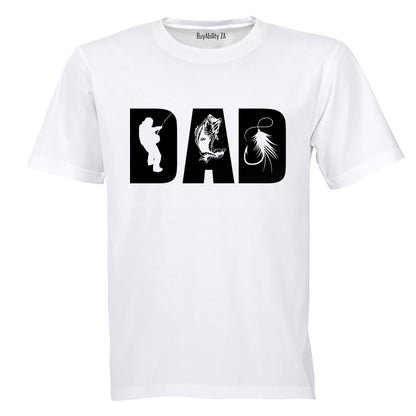 DAD - Fishing silhouette - Adults - T-Shirt