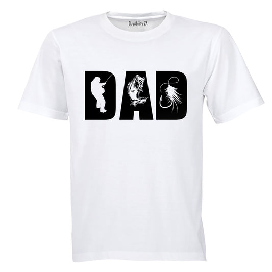 DAD - Fishing silhouette - Adults - T-Shirt