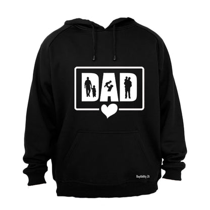 DAD - Heart Frame - Hoodie - BuyAbility