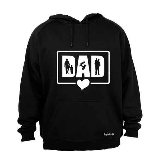 DAD - Heart Frame - Hoodie - BuyAbility