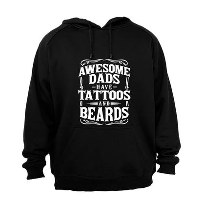 Dad - Tattoos and Beards - Hoodie - BuyAbility South Africa