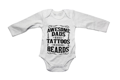Dad - Tattoos and Beards - Baby Grow - BuyAbility South Africa