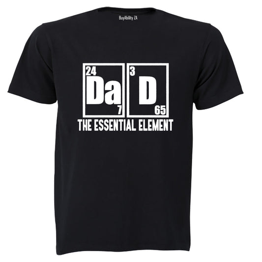 DAD - The Essential Element - Adults - T-Shirt - BuyAbility