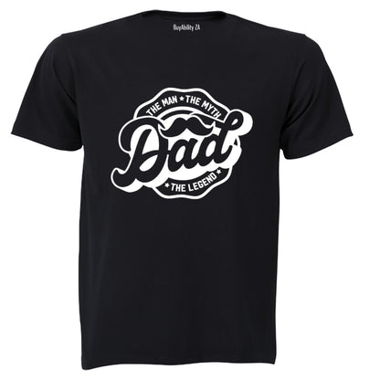 Dad - The Man - Mustache - Adults - T-Shirt