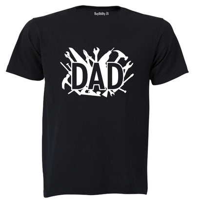 Dad - Tools Silhouette - Adults - T-Shirt