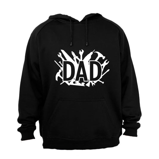 Dad - Tools Silhouette - Hoodie - BuyAbility South Africa