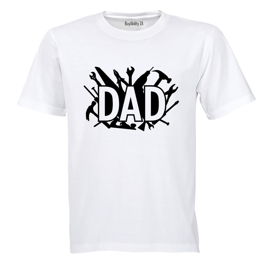 Dad - Tools Silhouette - Adults - T-Shirt