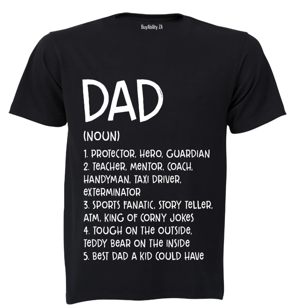 DAD Definition - Adults - T-Shirt - BuyAbility