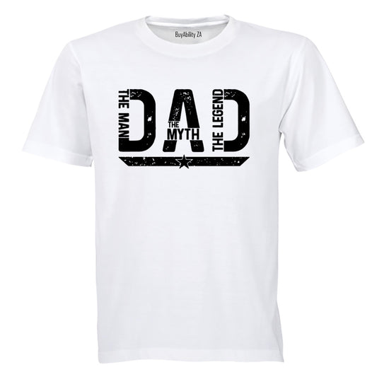 Dad. The Legend - Star - Adults - T-Shirt - BuyAbility South Africa