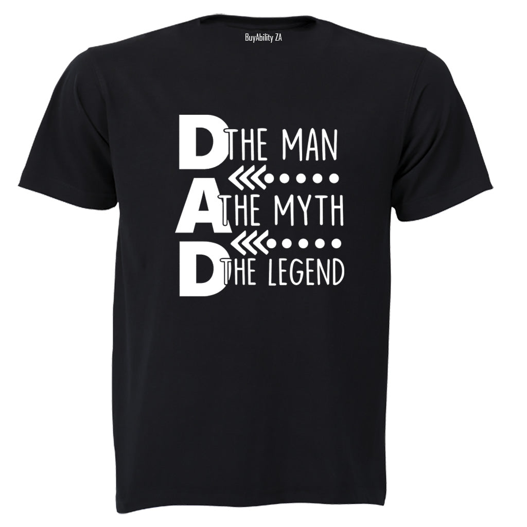 Dad. The Man - Arrow - Adults - T-Shirt - BuyAbility South Africa
