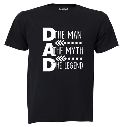 Dad. The Man - Arrow - Adults - T-Shirt - BuyAbility South Africa