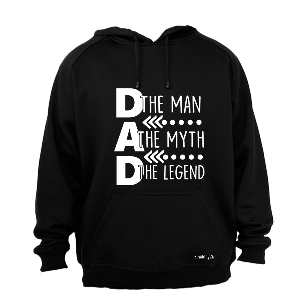 Dad. The Man - Arrow - Hoodie - BuyAbility South Africa
