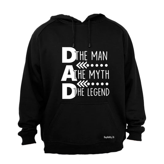 Dad. The Man - Arrow - Hoodie - BuyAbility South Africa