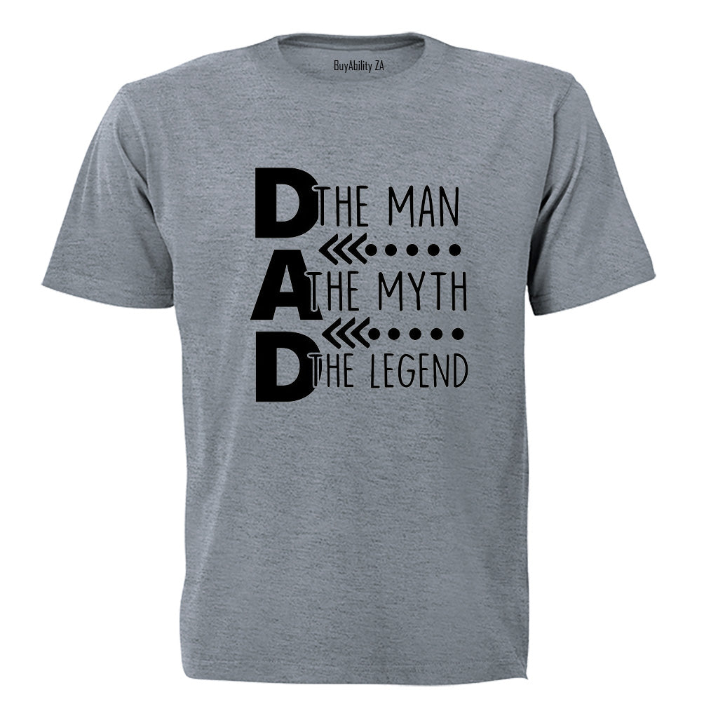 Dad. The Man - Arrow - Adults - T-Shirt - BuyAbility South Africa