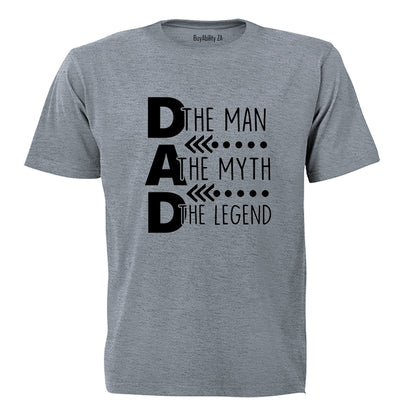 Dad. The Man - Arrow - Adults - T-Shirt - BuyAbility South Africa