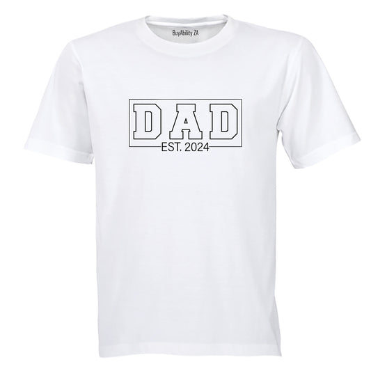 Dad 2024 - Rectangular - Adults - T-Shirt