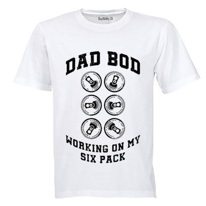 Dad Bod - Six Pack - Adults - T-Shirt