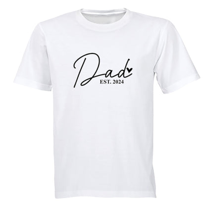 Dad 2024 - Heart - Adults - T-Shirt - BuyAbility South Africa